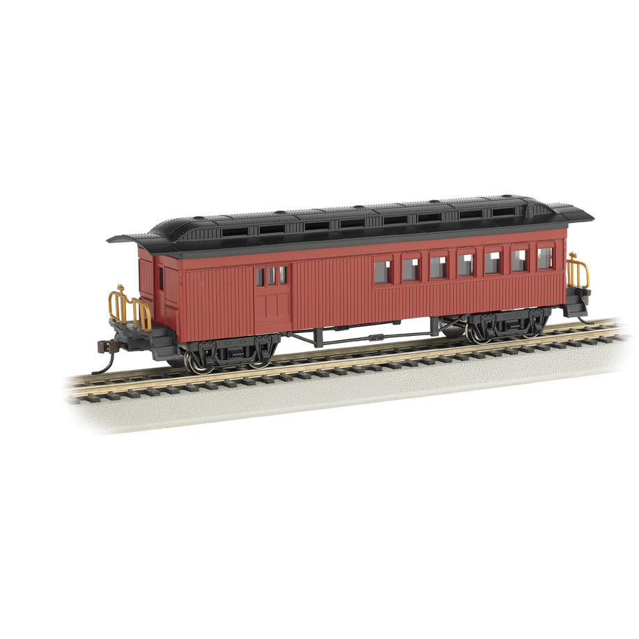 Bachmann Combine (1860-80 era) - Painted Unlettered Red (HO Scale)