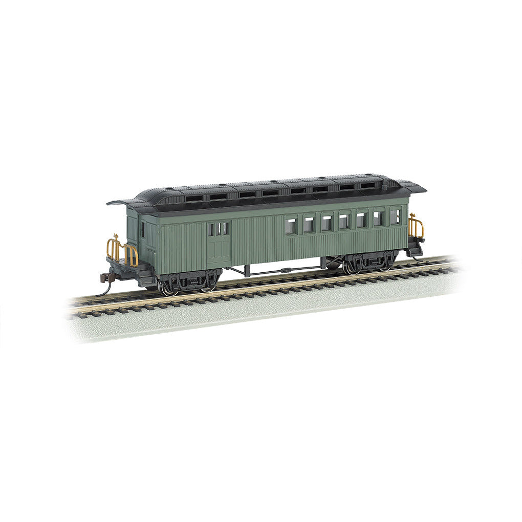 Bachmann Combine (1860-80 era) - Painted Unlettered Green (HO Scale)