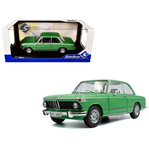 1971 BMW 1602 Taiga Green Metallic 1/18 Diecast Model Car by Solido
