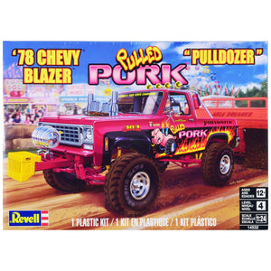 1978-chevrolet-blazer-pickup-truck-pulled-pork-pulldozer-1-24-scale-model-by-revell, Skill Level 4