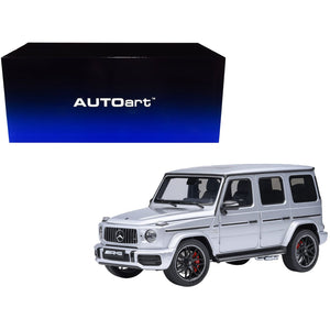 2019 Mercedes-Benz AMG G63 Iridium Silver Metallic 1/18 Model Car by Autoart
