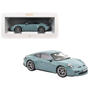2023 Porsche 911 S/T Meissen Blue 1/18 Diecast Model Car by Norev