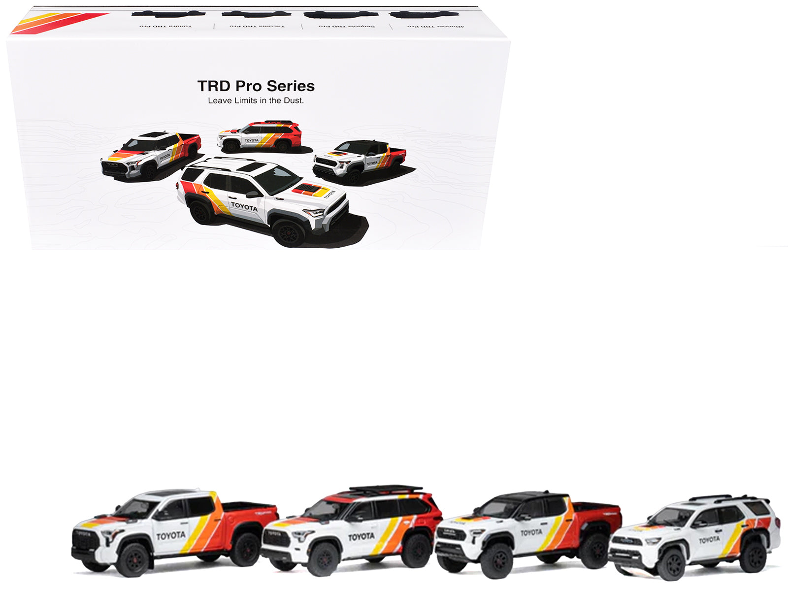 Toyota TRD PRO 4 Car Set Limited Edition to 500 pieces Worldwide 1