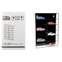Showcase 12 Car Display Case Wall Mount with Black Back Panel "Mijo Exclusives" for 1/64 Scale Models