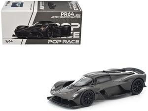 Aston Martin Valkyrie Carbon Fiber 1/64 Diecast Model Car by Pop Race