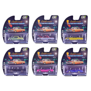 "California Lowriders" Series 7 Set of 6 pieces 1/64 Diecast Model Cars by Greenlight