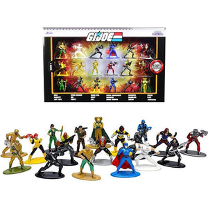 "G.I. Joe" Set of 18 Diecast Figurines "Nano Metalfigs" Series by Jada