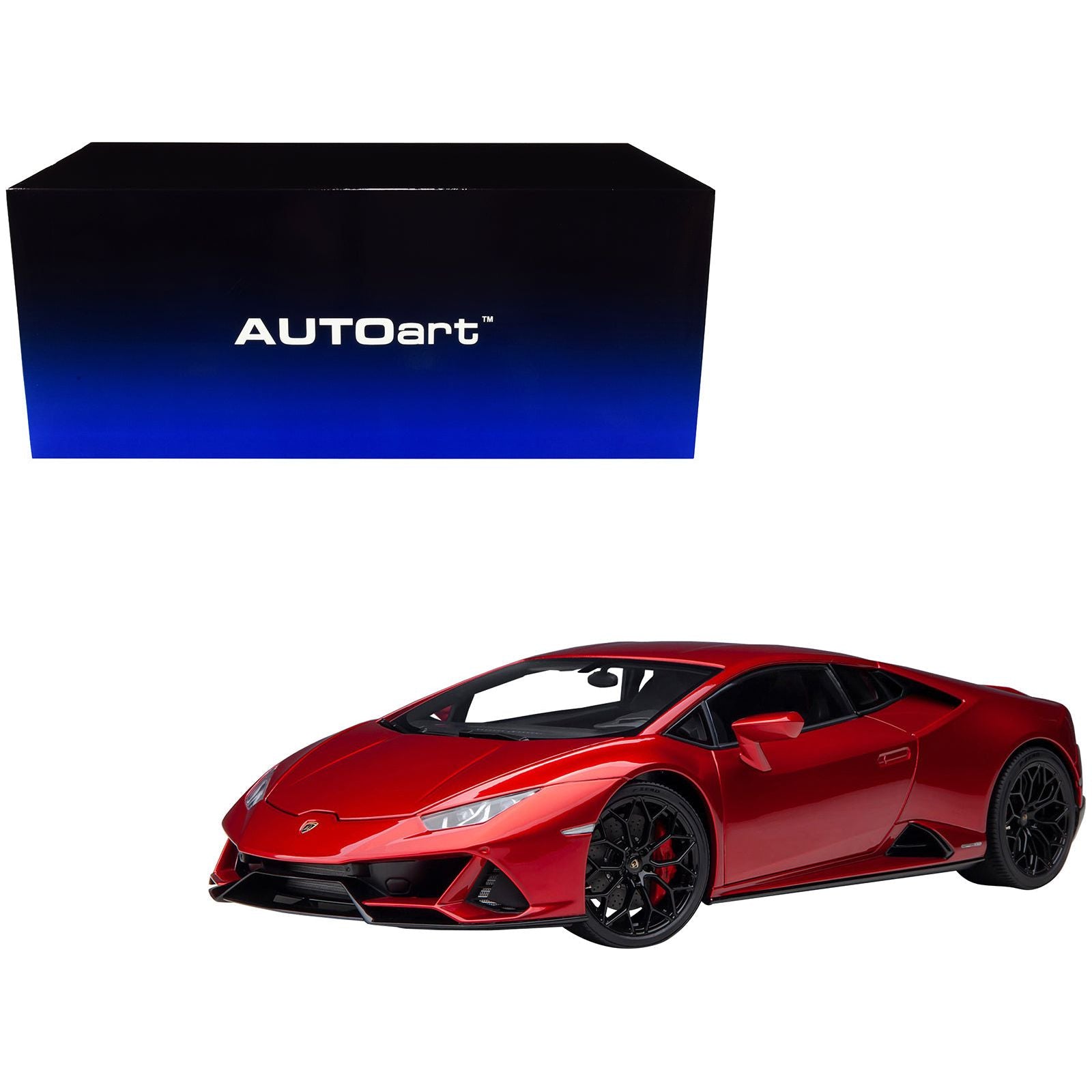 Lamborghini Huracán EVO レッド1/18【AUTOART】 Lamborghini Huracan EVO Rosso Bia Red Metallic 1/18 Car by Autoart
