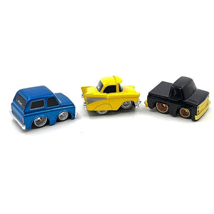 "Lowriders" Series 2 Chevrolet Triple Pack Set of 3 Cars Diecast Model Cars by CarTuned