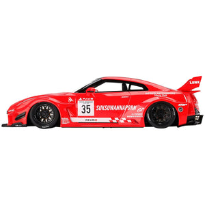 Nissan 35GT-RR Ver. 1 LB-Silhouette WORKS GT RHD (Right Hand Drive) #35 Infinite Motorsport 1/18 Model Car by Top Speed