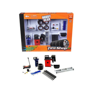 Repair Tire Shop Accessories Tool Set for 1/24 Scale Models by Phoenix Toys