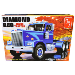 Skill 3 Model Kit Diamond Reo Truck Tractor 1/25 Scale Model by AMT