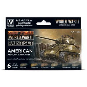 Vallejo AMER ARMOUR & INFANTRY(6)