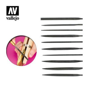 Vallejo BUDGET NEEDLE FILE SET(10
