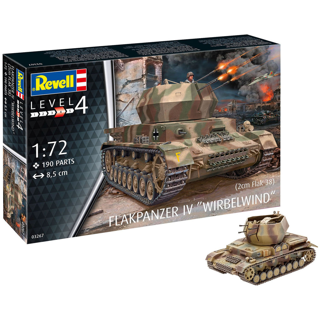 Revell-of-Germany-1-72-Flakpanzer-IV-Wirbelwind-2-cm-Flak-38
