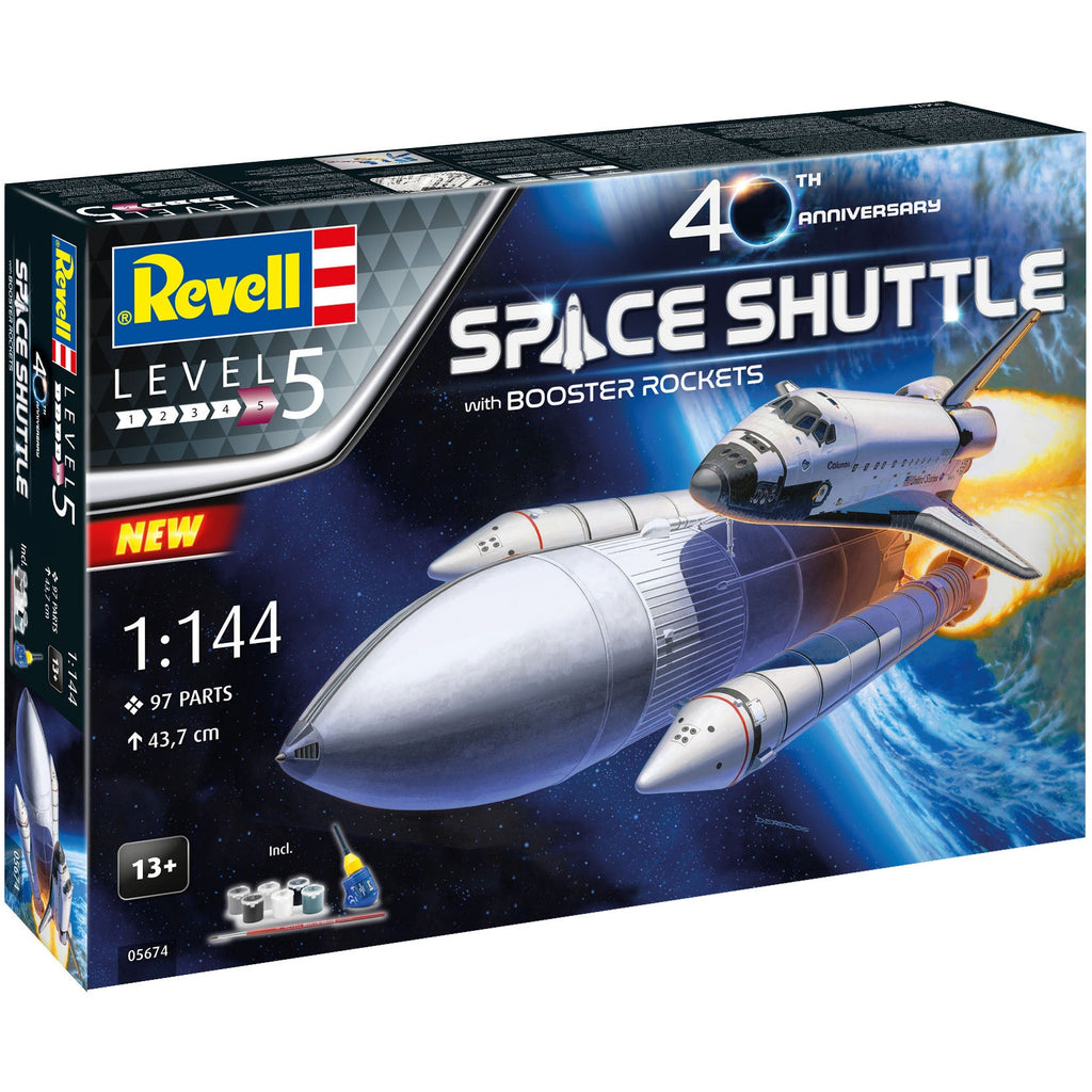 Revell of Germany Gift Set Space Shuttle & Booster Rockets, 40th