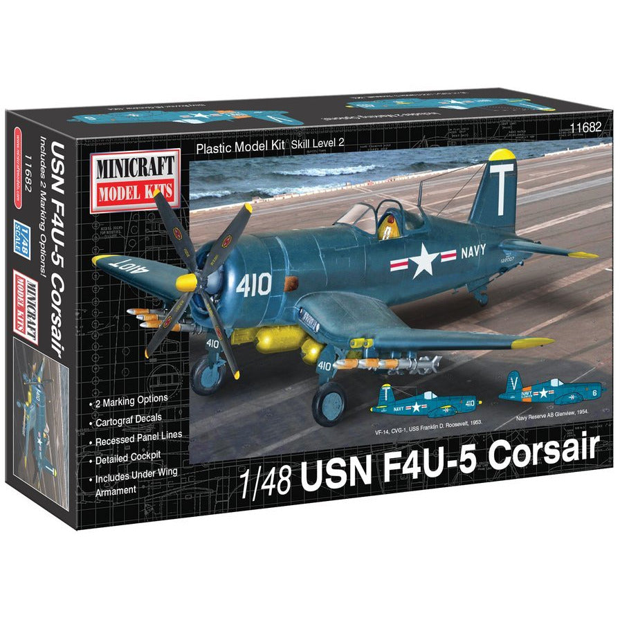 Minicraft-11682-1-72-F4U-5-Corsair-USN