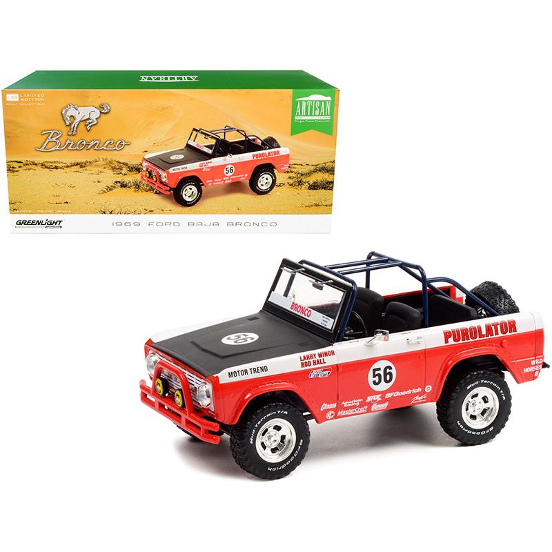 1969 Ford Baja Bronco #56 Tribute Edition 1/18 Diecast Model Car