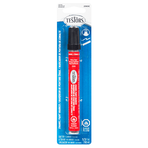 Testors Enamel Markers Red - Gloss - Carded