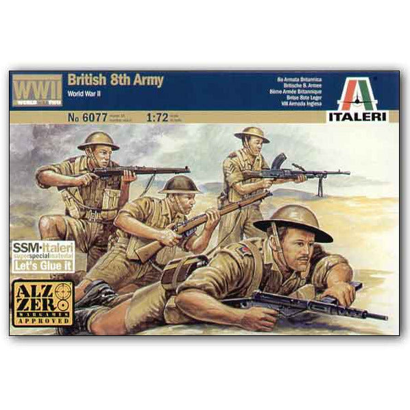 Italeri 1/72 Scale WWII British 8th Army