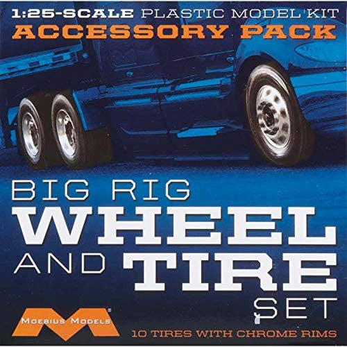 Moebius Models 1/25 Scale Semi Wheels/Tires