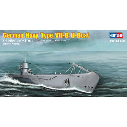 Hobby Boss 1:350 DKM Navy Type VII-B U-Boat 83504