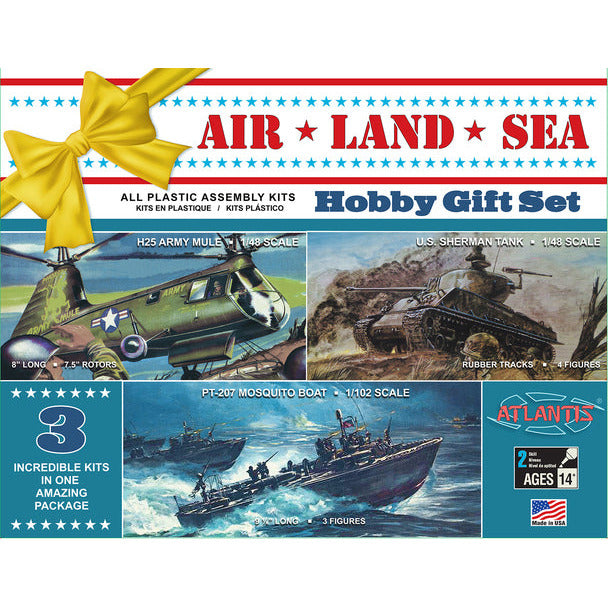 Atlantis Air, Land and Sea Gift Set Plastic Model Kit