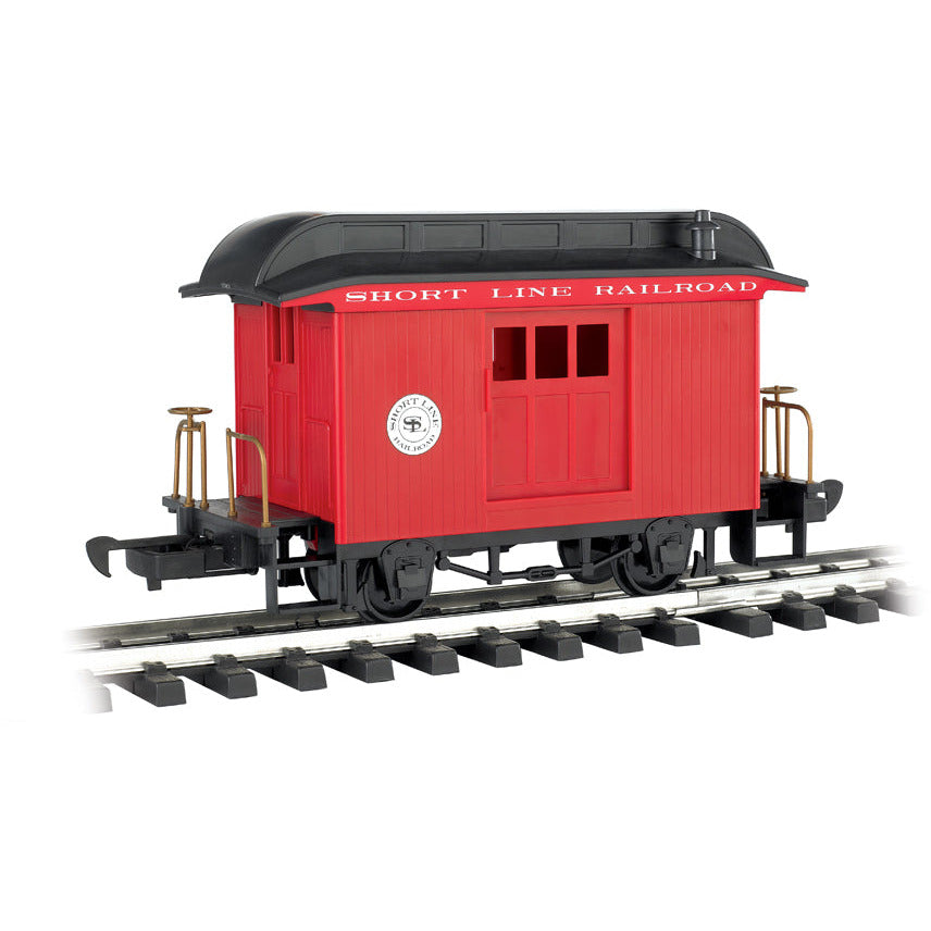 Bachmann Baggage - Short Line Railroad - Red With Black Roof