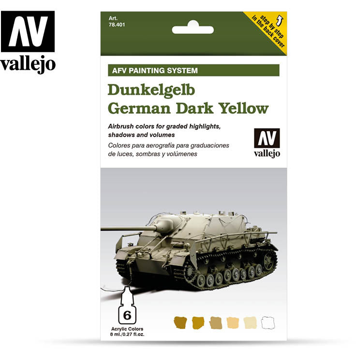 Vallejo AFV - Dunkelgelb German Dark Yellow
