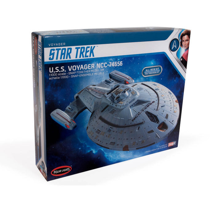 Polar Lights Star Trek U.S.S. Voyager (Snap) 1:1000 Scale Model Kit