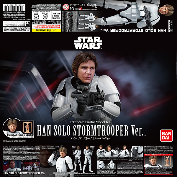 Han Solo Stormtrooper "Star Wars", Bandai Star Wars Character Line 1/12