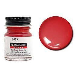 Testors Acrylic Paint Stop Light Red - Gloss