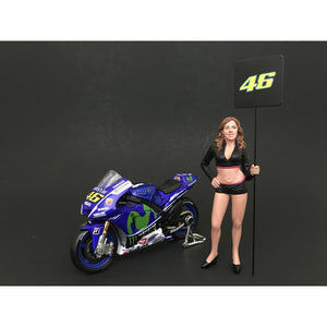 Paddock Girl Figure For 1:24 Scale Models by American Diorama