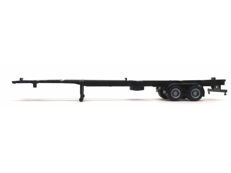 Container Chassis for 2-Axle 48ft Trailer 1/87 (HO) Plastic Model by Promotex