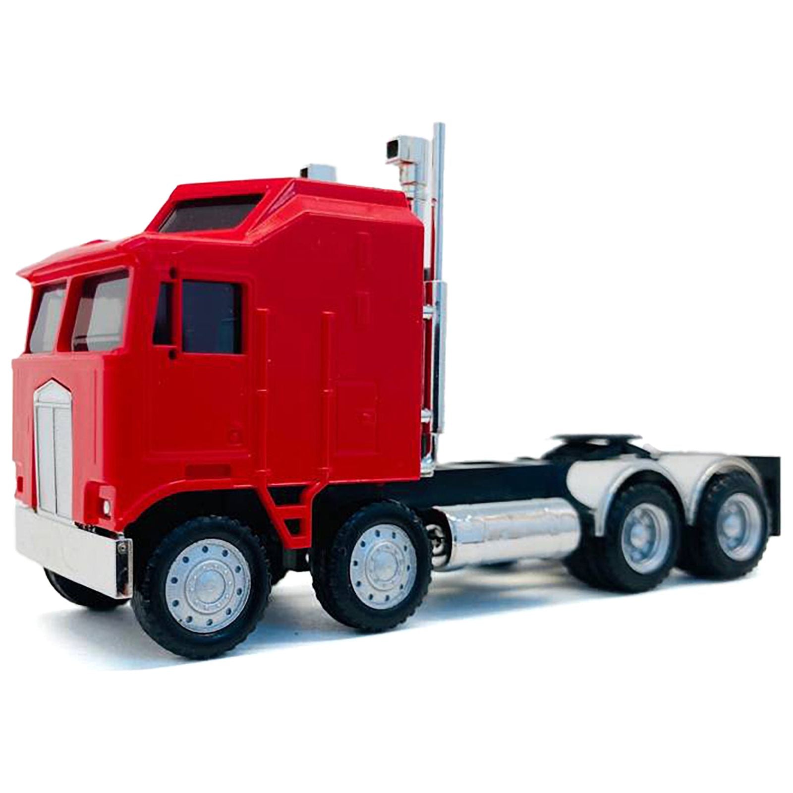 K100 5 Bar Grill Twin Steer Truck Tractor Red 1/87 (HO) Plastic Model Car by Promotex