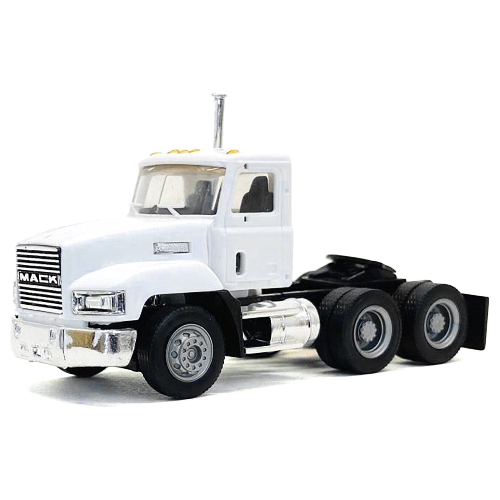 Mack 603 Short Day Cab White 1/87 (HO) Plastic Model Car by Promotex