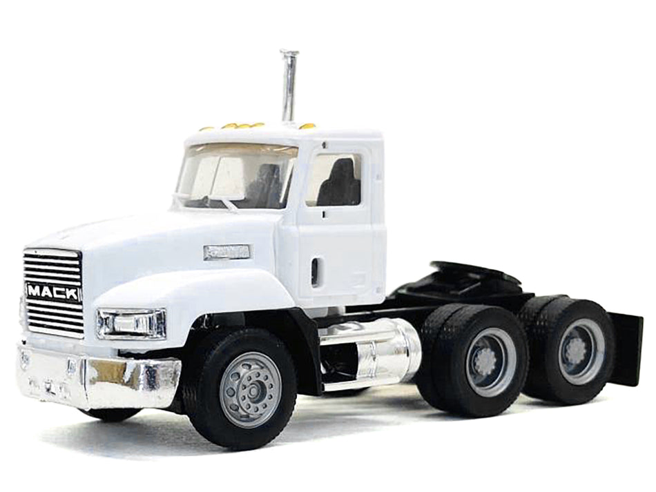 Mack 603 Short Day Cab White 1/87 (HO) Plastic Model Car by Promotex