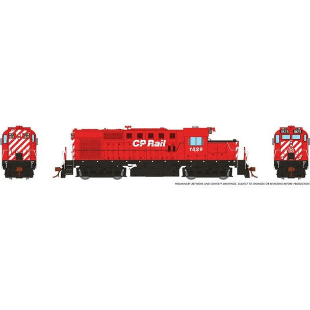 HO CP RAIL RS-18U #1845       