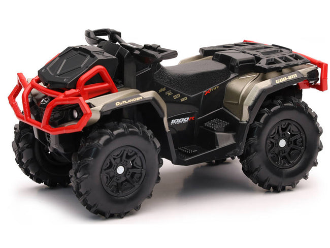 Can-Am Outlander XMR 1000R ATV Black and Gold Diecast Model by New Ray - view 2