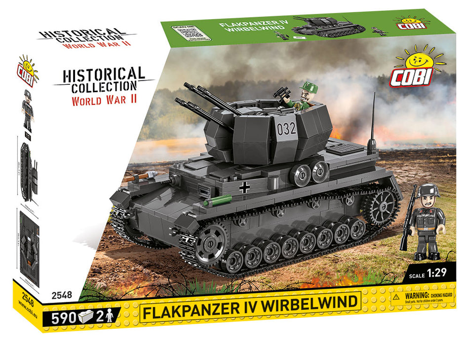 Cobi 580pcs HC WWII Flakpankzer IV Wirbelwind