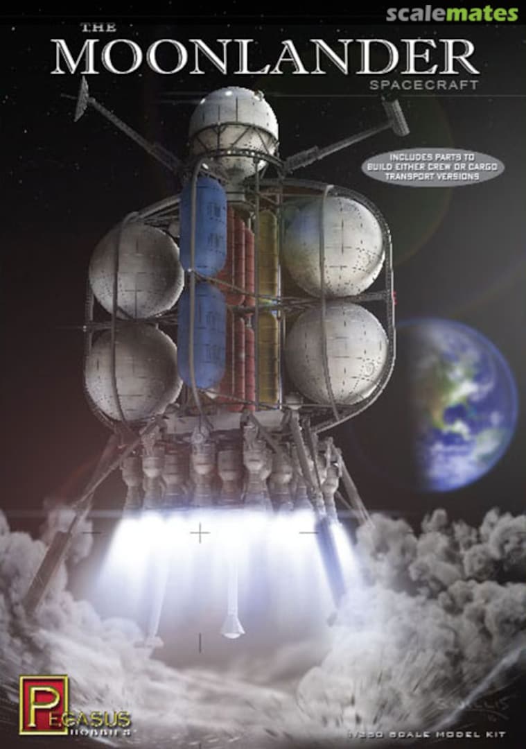 The Moonlander spacecraft model kit - pristine
