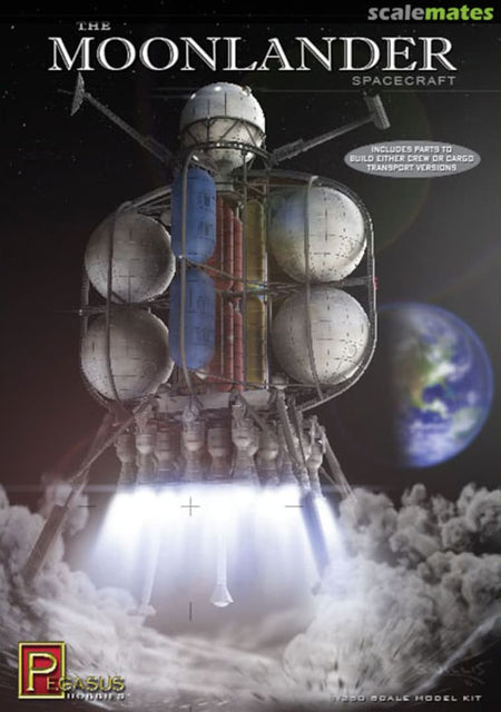 The Moonlander spacecraft model kit - pristine