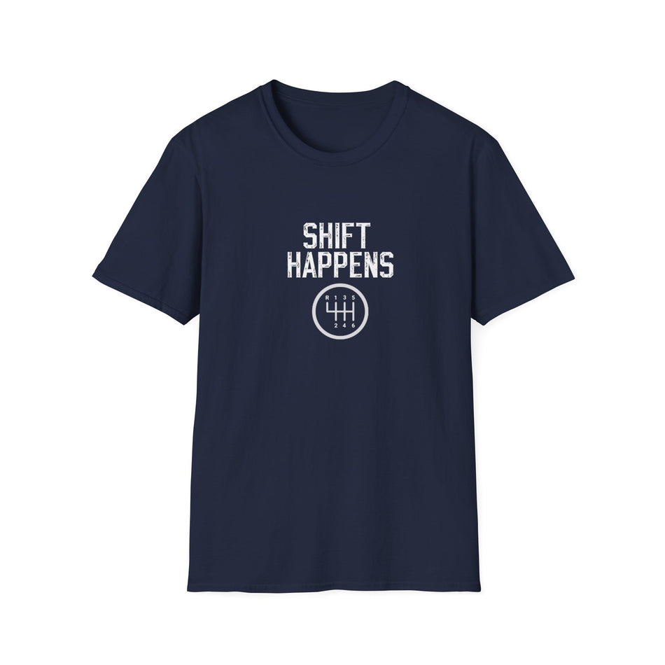 Vintage T-Shirt - Shift Happens - Text Design