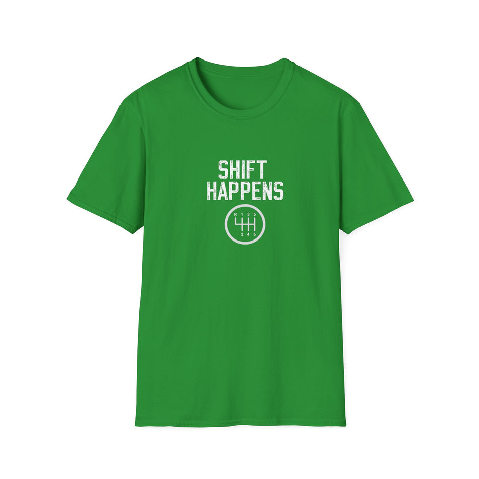 Vintage T-Shirt - Shift Happens - Text Design