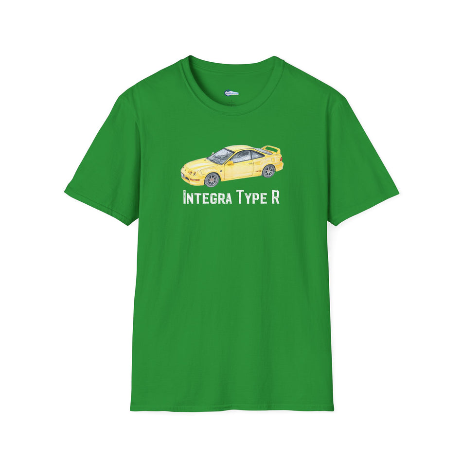 JDM T-Shirt - 2000 Acura Integra Type R Yellow with model designation