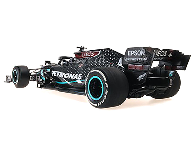 Mercedes-AMG F1 W11 EQ Performance #44 Lewis Hamilton "Petronas" Winner Formula One F1 "British GP" (2020) with Driver Limited Edition to 704 pieces Worldwide 1/18 Diecast Model Car by Minichamps