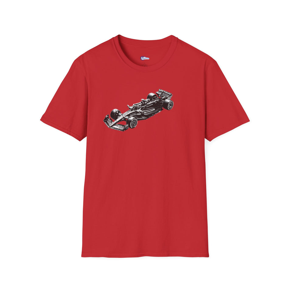 Noir - Art - Lewis Hamilton Mercedes-AMG F1 W14 E Performance Inspired T-Shirt | 2nd Place Spanish GP 2023
