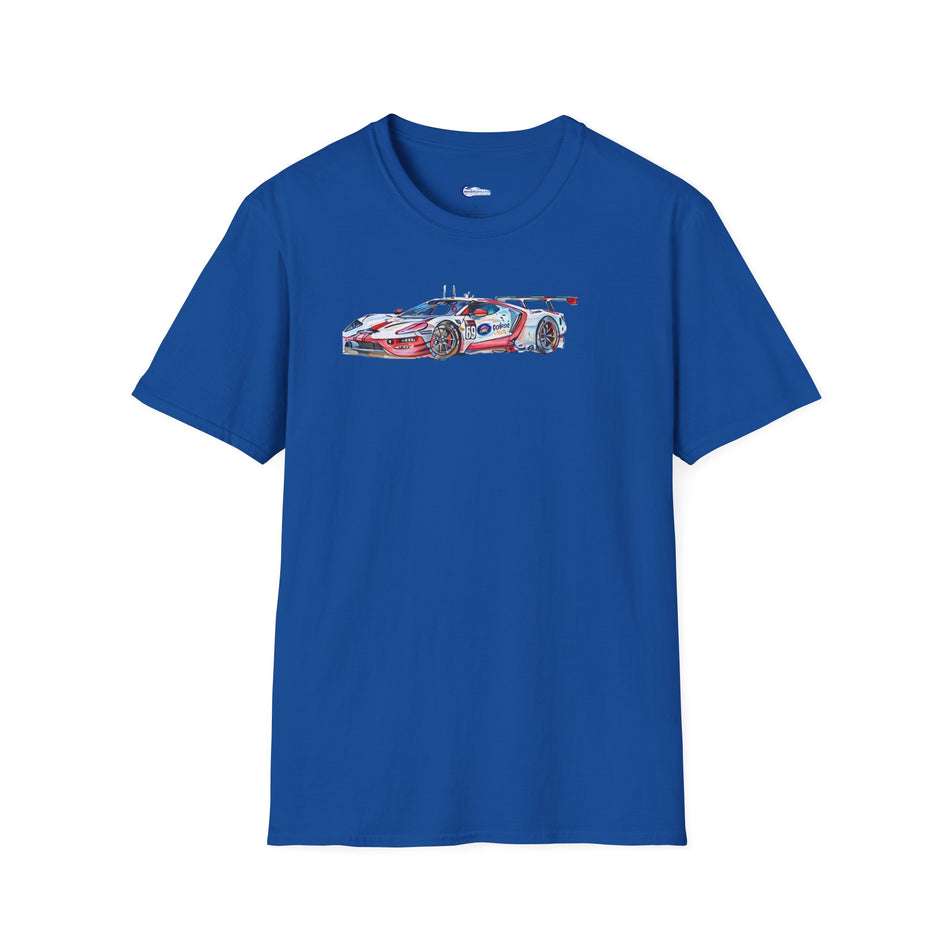 Sketch Art 24 Hours of Le Mans #69 Ryan Briscoe - Scott Dixon - Richard Westbrook Unisex T-Shirt - Racing Enthusiast Apparel