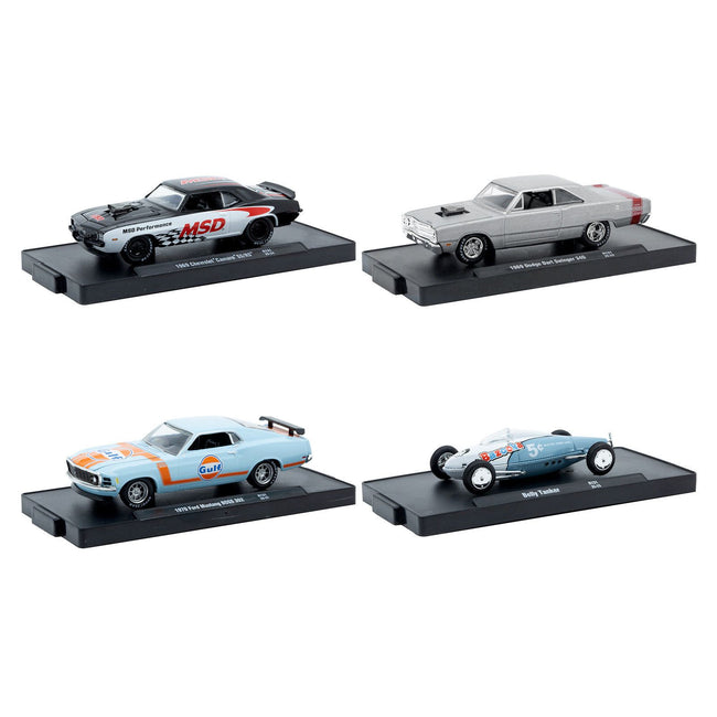 "Auto-Drivers" Set of 4 pieces in Blister Packs Release 131 Limited Edition to 7500 pieces Worldwide 1/64 Diecast Model Cars by M2 Machines