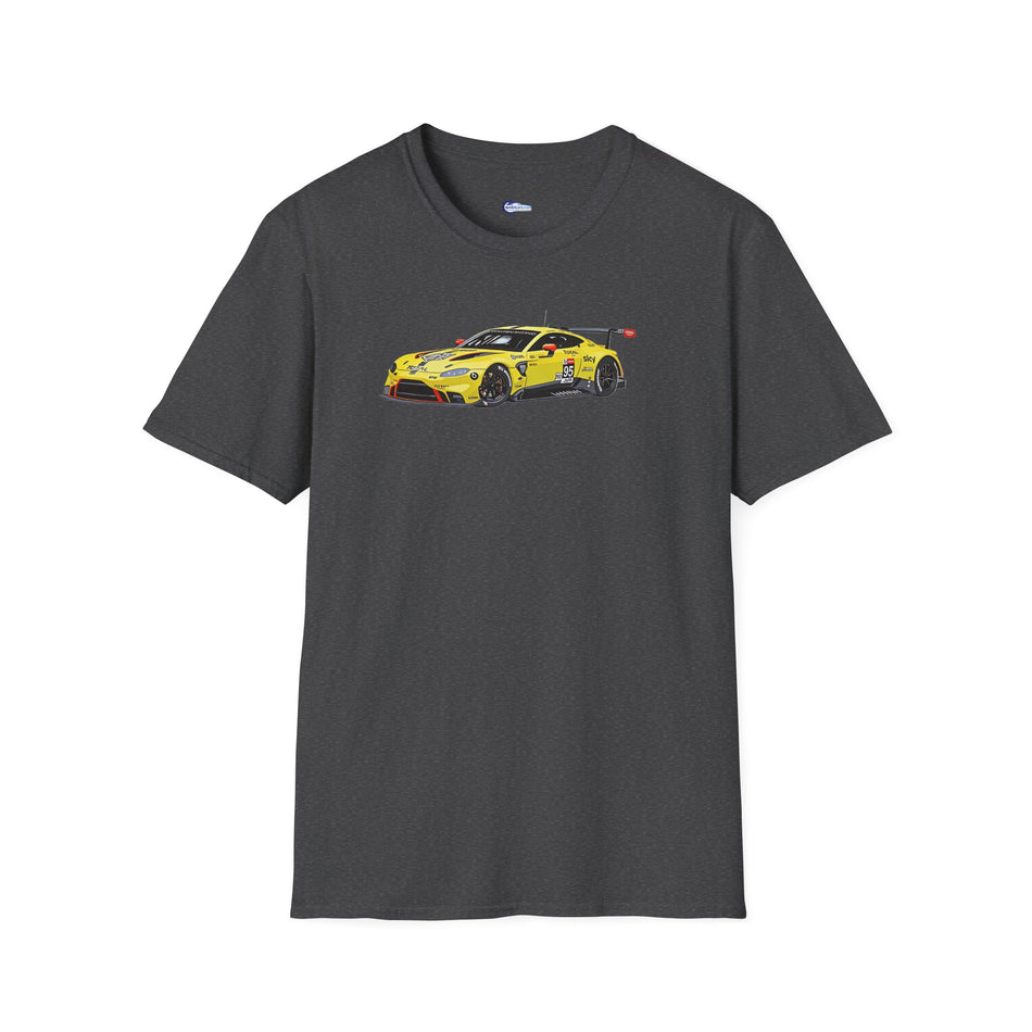 Vector Art 2018 Aston Martin Vantage GTE #95 Sorensen - Thiim - Turner Le Mans PRO -  Unisex T-Shirt